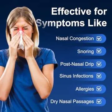 MAOEVER Neti Pot for Gentle Sinus Rinse and Relief