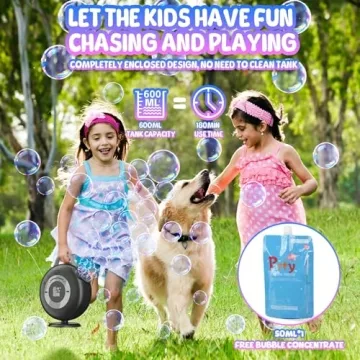 Automatic Bubble Blower for Kids - 8000+ Bubbles Per Minute