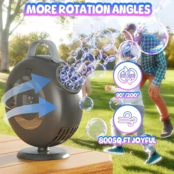 Automatic Bubble Blower for Kids - 8000+ Bubbles Per Minute