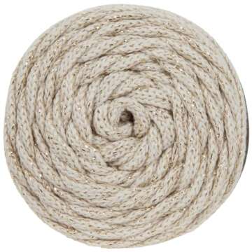 Yarn Bee 5 - Bulky Yarn for Crocheting & Knitting – Soft Yarn Skein – 71 Yards of Cotton, Polyes...