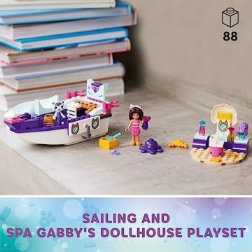 LEGO Gabby's Dollhouse Ship & Spa Building Toy for Kids