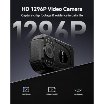 BOBLOV KJ21 Body Camera with Night Vision and Long Battery Life