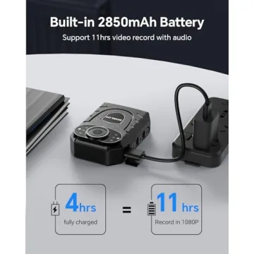 BOBLOV KJ21 Body Camera with Night Vision and Long Battery Life