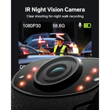 BOBLOV KJ21 Body Camera with Night Vision and Long Battery Life