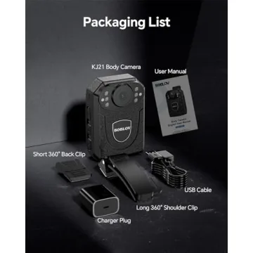 BOBLOV KJ21 Body Camera with Night Vision and Long Battery Life
