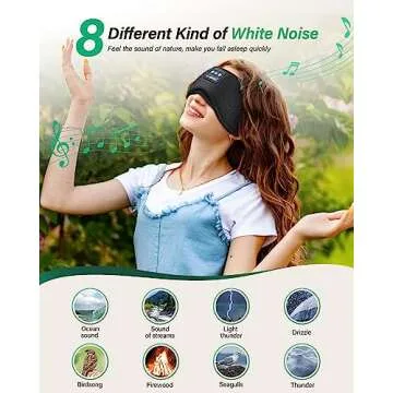 Comfortable Bluetooth Sleep Headphones with Soothing Sounds