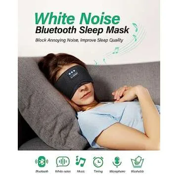 Comfortable Bluetooth Sleep Headphones with Soothing Sounds