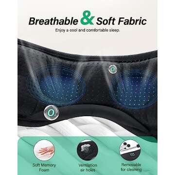 Comfortable Bluetooth Sleep Headphones with Soothing Sounds