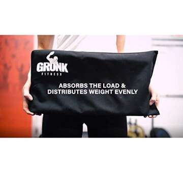Gronk Fitness Hip Thrust Pad for Barbell | Thick Foam for Extra Comfort