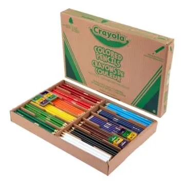 Crayola Colored Pencils Classpack (240ct), Must Have Classroom Supplies for Teachers, Bulk Colored Pencils for School, 12 Colors