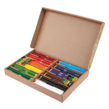 Crayola Colored Pencils Classpack (240ct), Must Have Classroom Supplies for Teachers, Bulk Colored Pencils for School, 12 Colors
