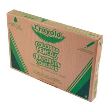 Crayola Colored Pencils Classpack (240ct), Must Have Classroom Supplies for Teachers, Bulk Colored Pencils for School, 12 Colors