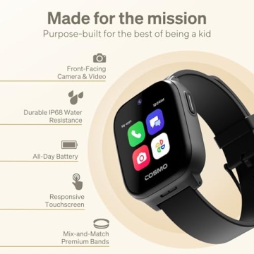 JrTrack 5 Kids Smart Watch | GPS, Calling, Parental Control