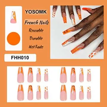 YOSOMK Long Press on Nails - Easy Glam for All Occasions