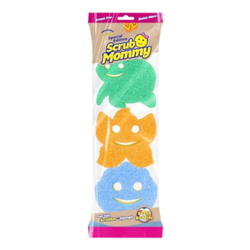 Scrub Daddy Scrub Mommy Special Edition Summer - Scratch-Free Multipurpose Dish Sponge - BPA Free & ...
