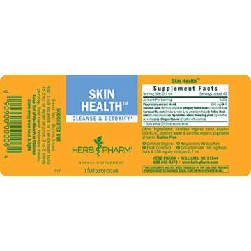Herb Pharm Skin Health Liquid Herbal Formula - A Natural Boost for Skin Health