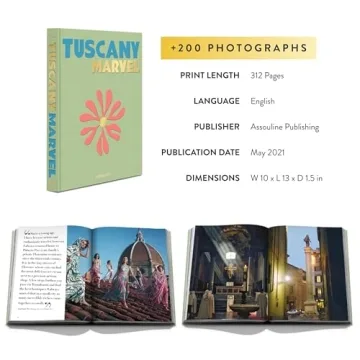 Assouline Tuscany Marvel Coffee Table Book for Art Lovers