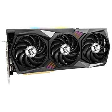MSI GeForce RTX 3080 Ti 12GB GDRR6X 320-Bit HDMI/DP Nvlink Torx Fan 3 Ampere Architecture OC Graphic...