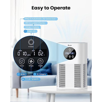 VEWIOR H13 True HEPA Air Purifier for Large Rooms