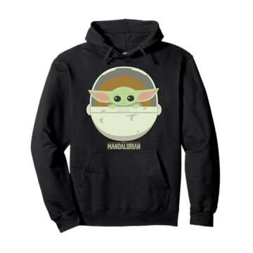 Star Wars The Mandalorian The Child Bassinet Portrait Pullover Hoodie
