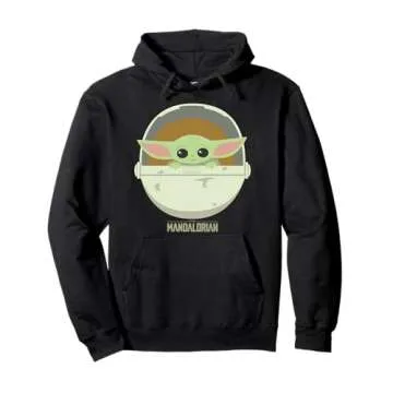 Star Wars The Mandalorian The Child Bassinet Portrait Pullover Hoodie