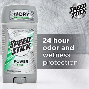 Speed Stick Men's Deodorant 4 Pack Fresh Scent