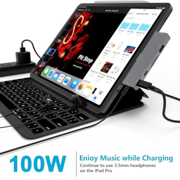 Ultimate iPad Pro USB C Hub 7-in-1 Adapter