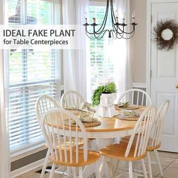 Fake Succulents Plants Artificial Succulents in Ceramic Pots Fake Potted Plants Faux Plants Indoor Fake Plants for Office, Desk, Shelf, Succulent Decor