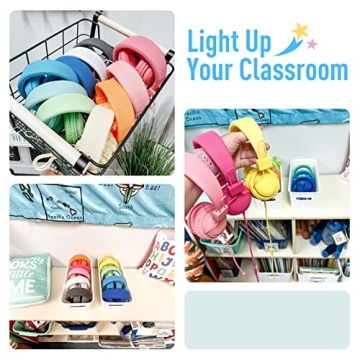 AILIHEN Kids Headphones Bulk 10-Pack for Classroom Use