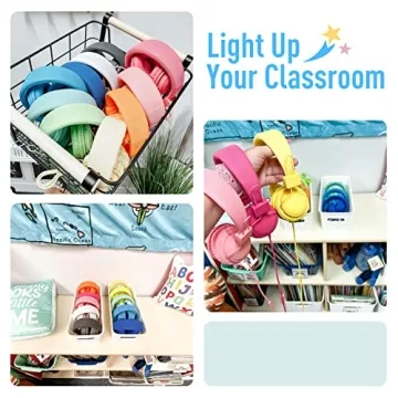 AILIHEN Kids Headphones Bulk 10-Pack for Classroom Use