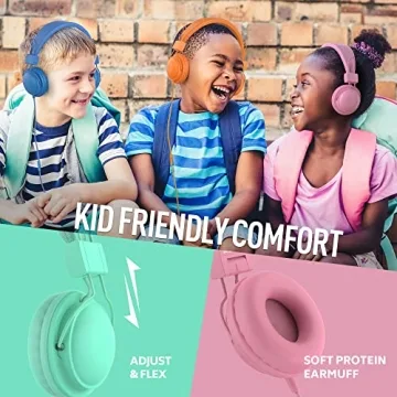 AILIHEN Kids Headphones Bulk 10-Pack for Classroom Use