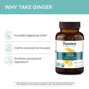 Himalaya Organic Ginger for Nausea and Digestive Comfort