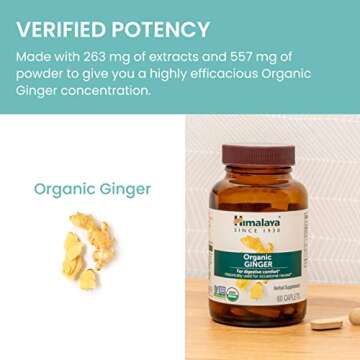 Himalaya Organic Ginger for Nausea and Digestive Comfort