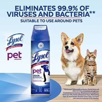 Lysol Pet Odor Eliminator Spray - 15oz Pack of 3