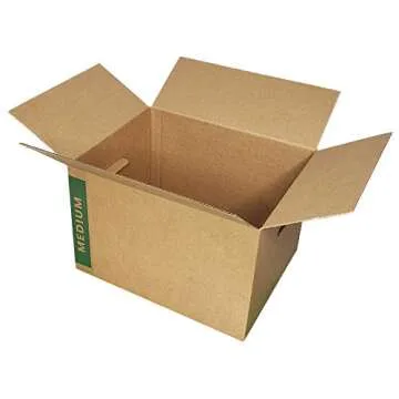 Durable Medium Moving Boxes with Handles - 20 Pack
