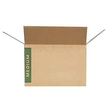 Medium Moving Boxes 18"x14"x12 with Handles (20 Pack)