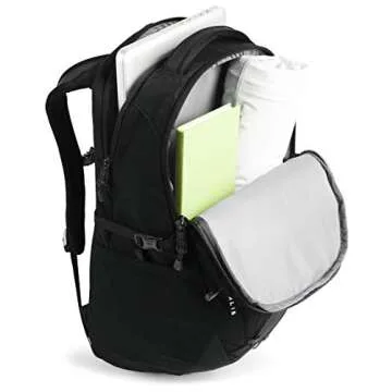 The North Face Women's Borealis School Laptop Backpack, TNF Black Heather/Silver Reflective, One Size