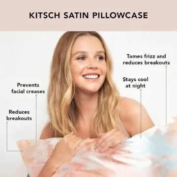 Kitsch Satin Pillowcase for Luxurious Sleep Experience