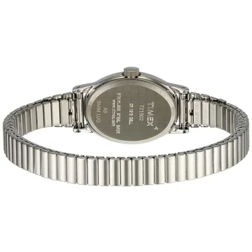 Timex Women's T21912 Silver-Tone Watch for Small Wrists