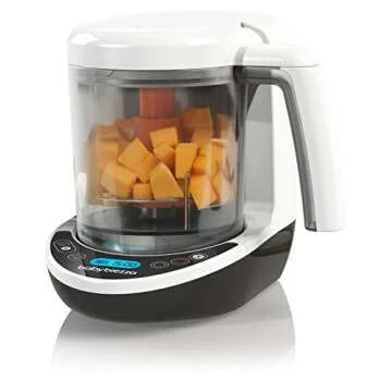 Baby Brezza Small Baby Food Maker Set – Cooker and Blender in One to Steam and Puree Baby Food for...