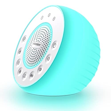 Housbay Glows White Noise Sound Machine - 31 Soothing Sounds with NightLight