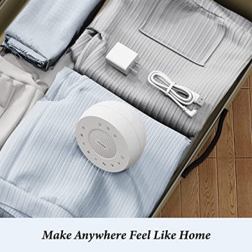 Housbay White Noise Machine with 31 Sounds & NightLight