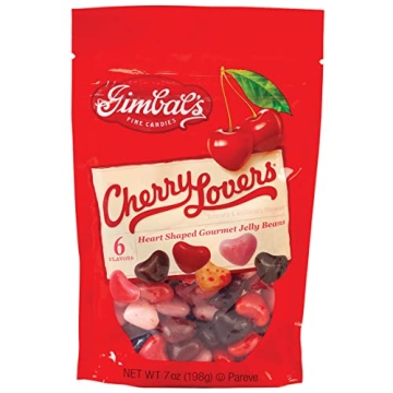 Gimbals Cherry Lovers Jelly Beans 7oz - An Irresistible Cherry Delight!