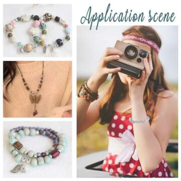 PH PandaHall 300pcs Tube Spacer Beads Tibetan Beads Alloy Antique Silver Beads Column Jewelry Spacers Loose Beads for Bracelet Necklace Earring Jewelry Making, 4x5mm, Hole: 2.2mm