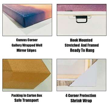 Zlove Yellow Bathroom Decor Wall Art Yellow Grey Pictures for Bathroom Yellow and Gray Canvas Painting Prints