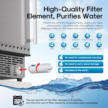 Buy ICEPURE 15" Ice Maker with WiFi and Self-Cleaning