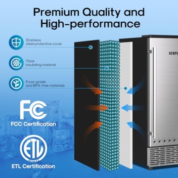 Buy ICEPURE 15" Ice Maker with WiFi and Self-Cleaning