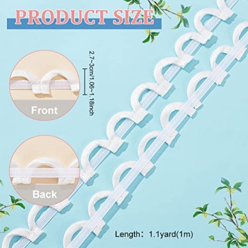 BENECREAT Corset Loops - Adjustable Satin Dress Tape