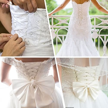 BENECREAT Corset Loops - Adjustable Satin Dress Tape