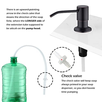 47" Soap Dispenser Extension Tube for Effortless Refills